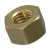 BN 1401 - Hex nuts ~1d (~UNI 5587; ~ISO 4033), brass, plain