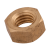 BN 504 - Hex nuts ~0,8d (~DIN 934; ~ISO 4032), brass, plain