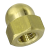 BN 513 - Hex domed cap nuts (Acorn nuts) (~DIN 1587), brass, plain