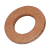 BN 1076 - Flat washers without chamfer (~DIN 125 A; ~ISO 7089), Pressboard, brown
