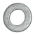 BN 718 - Flat washers without chamfer (DIN 125-1 A; ~ISO 7089), steel, hot dip galvanized