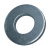 BN 716 - Flat washers without chamfer, large series (VSM 13904), steel, zinc plated blue