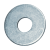 BN 729 - Flat washers without chamfer (DIN 9021; ~ISO 7093), steel, zinc plated blue