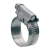 BN 20565 - Hose clamps with worm gear drive for medium pressure (DIN 3017; MIKALOR ASFA-S), steel W1, zinc plated
