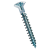 BN 1455 - Pozi flat countersunk head chipboard screws form Z, fully threaded with center hole