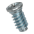 BN 1935 - Pozi Euro screws form Z, with double-start thread, zinc plated blue