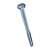 BN 20361 - Pozi pan head wood screws form Z with slot, steel, zinc plated blue