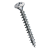 BN 2037 - Pozi oval countersunk head chipboard screws form Z, fully threaded (SPAX®), nickel plated, waxed