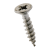 BN 33038 - Pozi flat countersunk head chipboard screws form Z, stainless steel A4, waxed