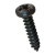 BN 30901 - Pozi pan head tapping screws form Z, with cone end type C (DIN 7981 C; ~ISO 7049), zinc plated black