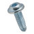 BN 20191 - Pan head screws with pressed washer with hexalobular socket Torx®, fully threaded (EJOT SHEETtracs®; WN 5251), steel case-hardened 450 HV, zinc plated blue