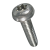 BN 5653 - Hexalobular (6 Lobe) socket pan head thread forming screws ~type C, metric thread (~DIN 7500 C), A2, added lubricant