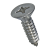 BN 696 - Phillips flat countersunk head tapping screws form H, with cone end type C (DIN 7982 C; ~ISO 7050), A2