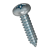 BN 994 - Phillips pan head tapping screws form H, with cone end type C (DIN 7981 C; ~ISO 7049), zinc plated blue
