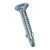 BN 1005 - Phillips flat countersunk head self-drilling screws form H, with ribs and wings (~DIN 7504 P), steel case-hardened 560 HV, zinc plated blue