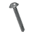BN 1387 - Octagon (8 Lobe) pan head self-drilling screws with flange, fully threaded (~DIN 7504; ecosyn® MRX), stainless steel