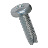 BN 1023 Phillips pan head thread cutting screws form H, with metric thread type 2