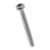 BN 20099 Pan head screws with Pozidriv cross recess form Z