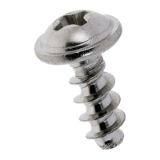 BN 20128 Pan head screws with pressed washer with Pozidriv cross recess form Z