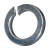 BN 774 - Split spring lock washers for screws with cylindrical head (DIN 7980), spring steel, zinc plated blue