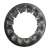 BN 780 - Serrated lock washers type J, internal serrations (DIN 6798 J), spring steel, black