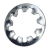 BN 790 - Toothed lock washers type J, internal teeth (DIN 6797 J), spring steel, zinc plated blue