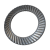 BN 792 - Ribbed lock washers, for screws property classes ≤ 8.8, mechanical zinc plated blue