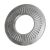 BN 20695 - Lock washers medium series (NFE 25-511 M; Rip-Lock™), spring steel, zinc flake coated GEOMET® 500 A with CresaCoat® C 313 Silver