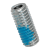 BN 5210 - Hex socket set screws with flat point and TufLok® patch (ISO 4026; DIN 913), cl. 45 H, zinc plated blue