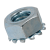 BN 1364 - Hex nuts with external tooth lock washer, cl. 8, zinc plated blue