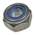 BN 1722 - Prevailing torque type hex lock nuts thin type with polyamide insert (DIN 985), A4