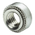 BN 20520 - Self-clinching nuts for stainless steel and metallic materials (PEM® SP), stainless steel (A286), passivated