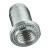 BN 20641 - Self-clinching nuts closed type, for metallic materials