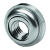 BN 20643 - Self-clinching nuts floating, for metallic materials (PEM® AS), steel hardened, zinc plated clear passivated