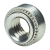 BN 20664 - Self-clinching lock nuts for metallic materials (PEM® SL), steel hardened, zinc plated clear passivated