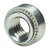 BN 55467 - Self-clinching lock nuts for metallic materials (PEM® S-RT), steel hardened, zinc plated clear passivated