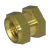 BN 1035 - Threaded inserts type C, open, long (DIN 16903-1 C), brass, plain