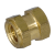 BN 1039 - Threaded inserts type G, closed, long (DIN 16903-2 G), brass, plain