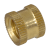 BN 1040 - Threaded inserts type F, closed, short (DIN 16903-2 F), brass, plain