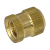 BN 1044 - Threaded inserts type Q, closed, short (DIN 16903-3 Q), brass, plain