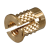 BN 1048 - Press-in threaded inserts, expandable for laminated materials (BancLok® RK 842), brass, plain