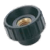 BN 14212 - Fluted grip knobs with brass boss and tapped through-hole (Elesa® BT.FP), black