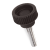 BN 3015 - Knurled grip knobs with threaded stud (FASTEKS® FAL), reinforced polyamide, black