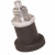 BN 2955 - Index Bolts compact with stop with metric fine thread and hex collar, short type (FASTEKS® FAL), stainless steel