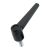 BN 3049 - Clamping levers with threaded stud (FASTEKS® FAL), reinforced polyamide, black