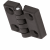 BN 3037 - Hinges with pass-through holes for countersunk head screws (FASTEKS® FAL), reinforced polyamide, black