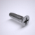 BN 48757 - Pozi flat head tapping screws type AB, Steel, Case Hardened, Zinc Clear Plated Chromated (ASME B18.6.4)