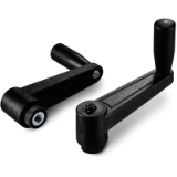 E517 - INDEXED CRANK HANDLE WITH THREADED INSERT AND REVOLVING HANDLE M129