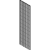 SF2 upper mesh panels, HF=150 - Standard mesh panels for high safety fence system flex II