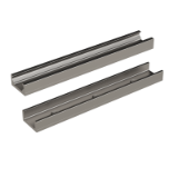 PW Series Track Channel Standard End Spacing - UtiliTrak Linear Guide Track